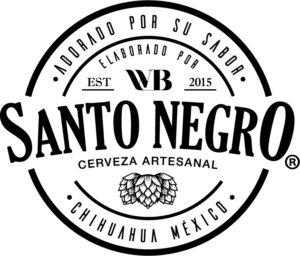 Logo cervecería Santo Negro
