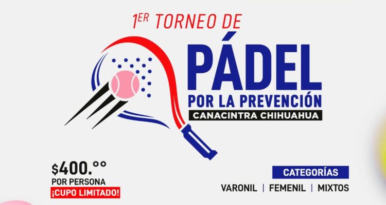Invita CANACINTRA a torneo con causa