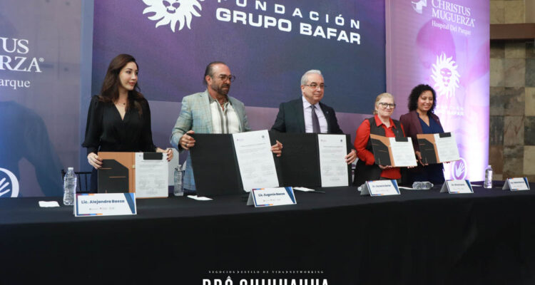Firman Fundación Bafar y Christus Muguerza convenio
